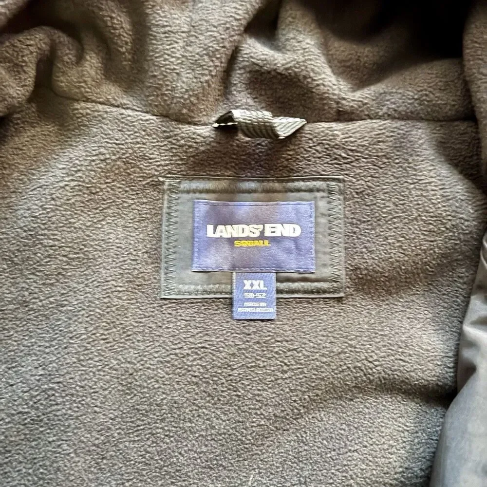 Lands' End Squall Waterproof Rain Jacket Size XXL 50-52 Men's